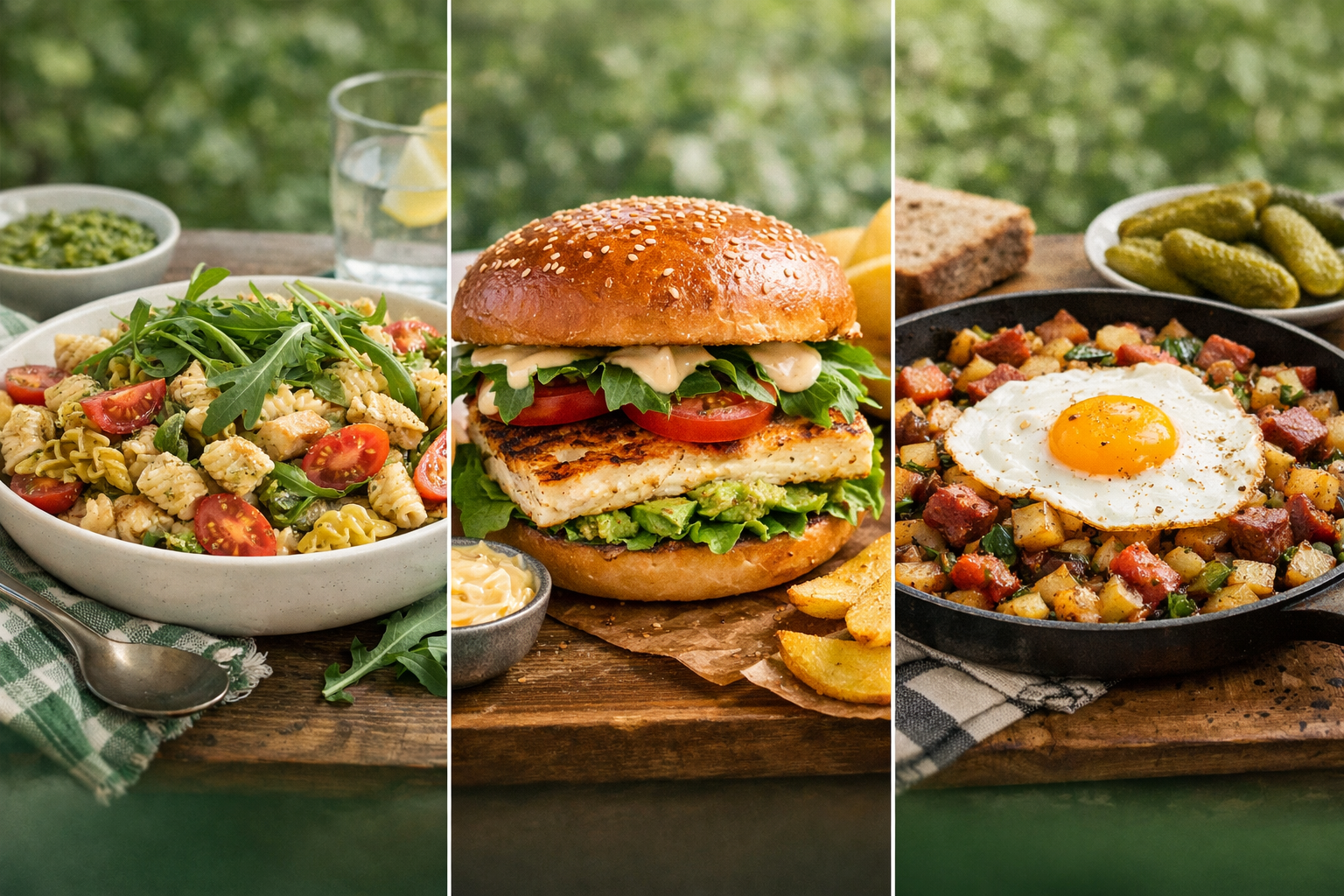 Motorhome recipes, 3 easy and quick camping meals