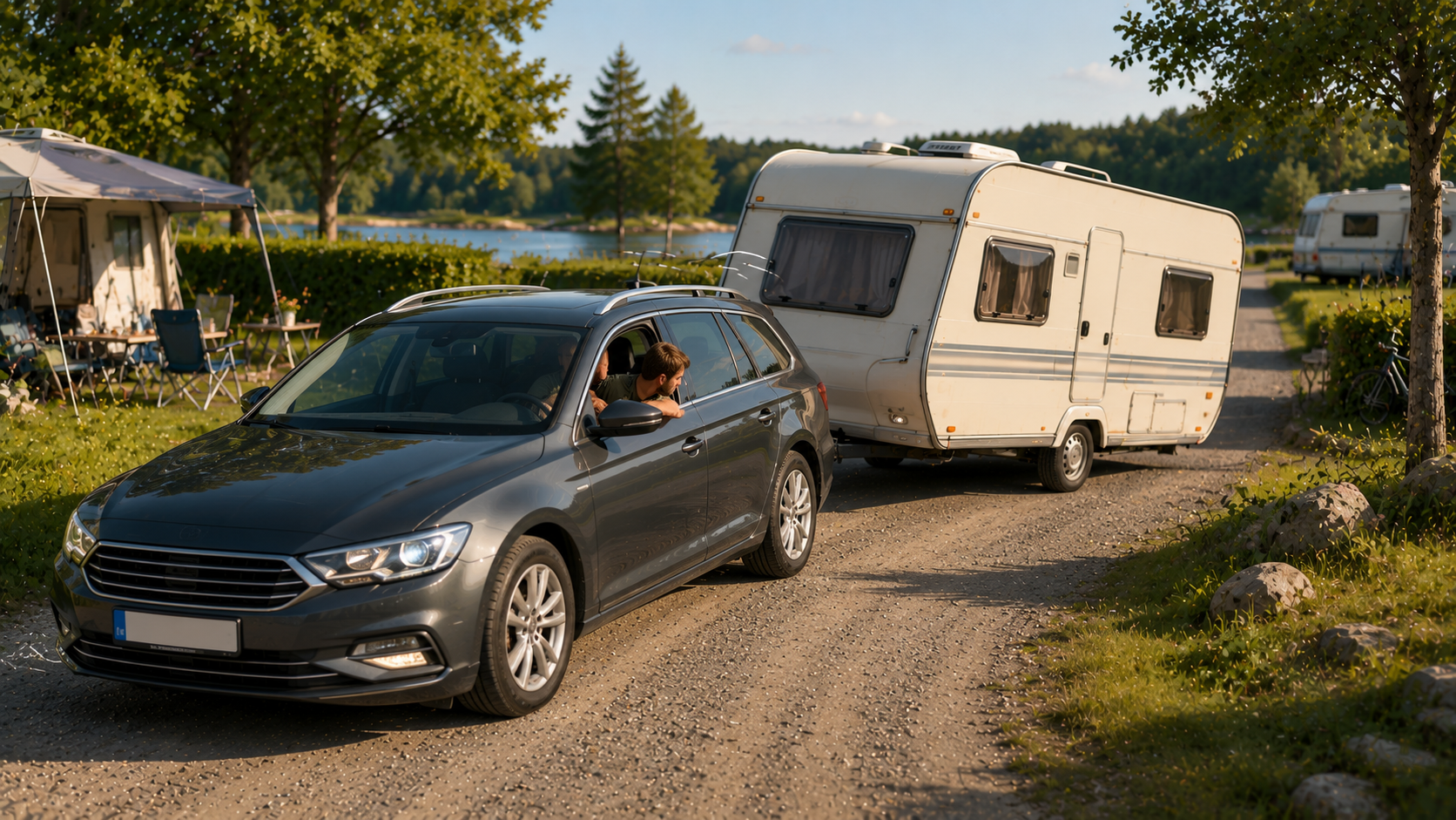 Reversing a Caravan: Stay Calm, Make Small Movements and Ignore the Audience
