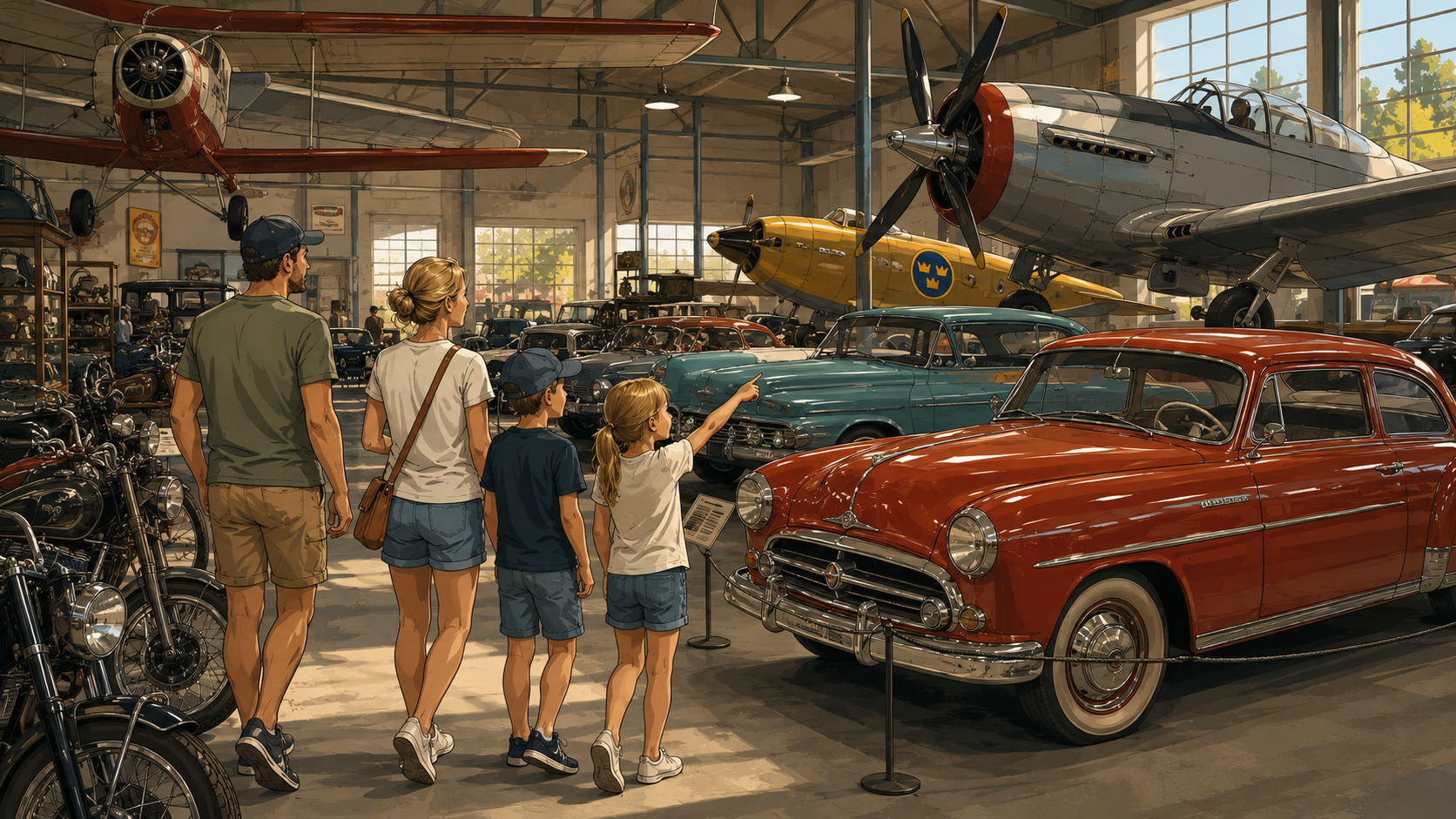 Svedinos Car and Aviation Museum – a great day trip for campers