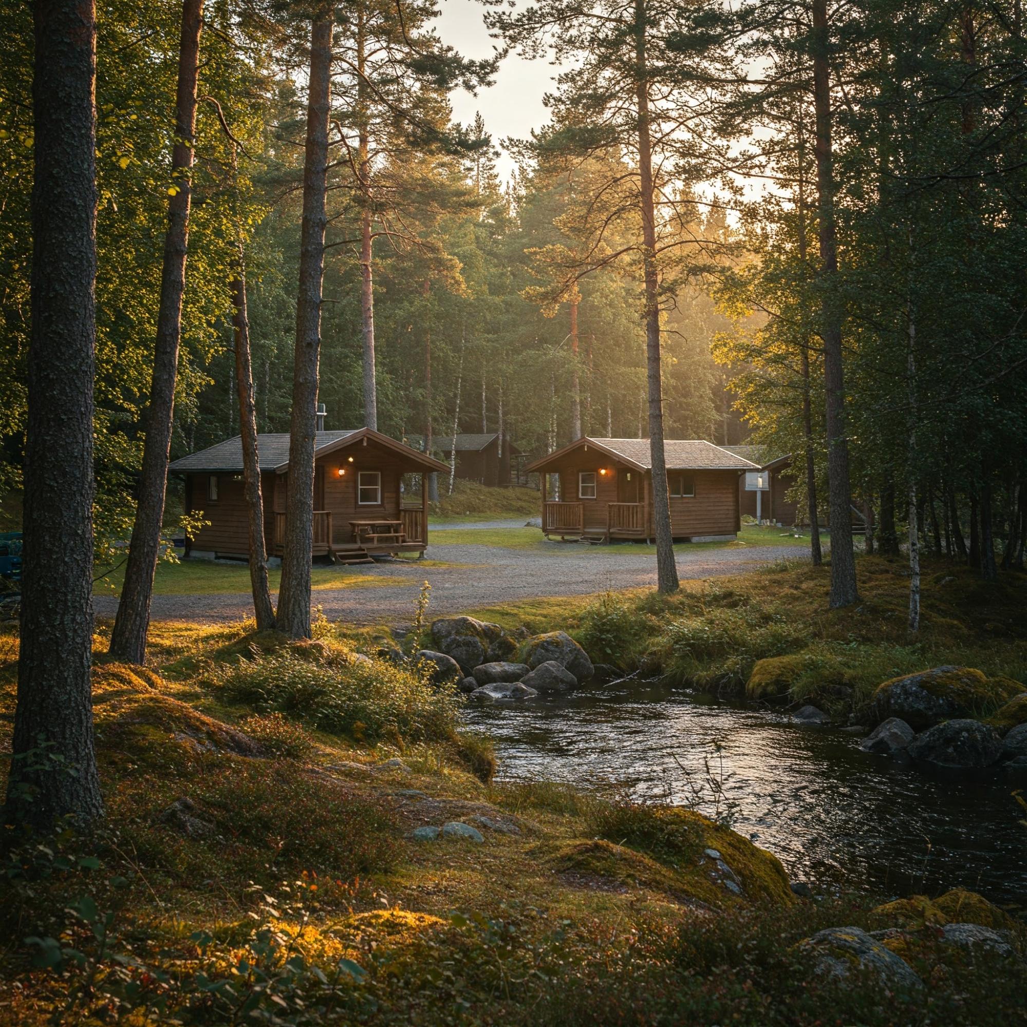 Djupdalen Camping by the Klarälven river